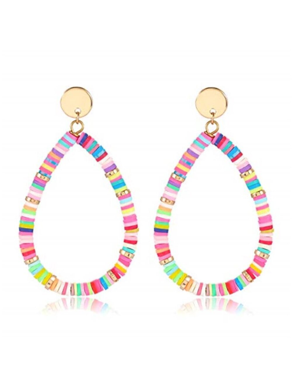 Boho Beaded Drop Earrings